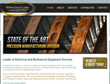 Tablet Screenshot of midwestservicecenter.com